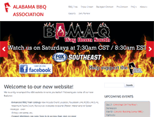 Tablet Screenshot of alabamabbqassociation.com